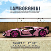 1: 8 Pink Lamborghini Sian Special Edition (3696 PCS)